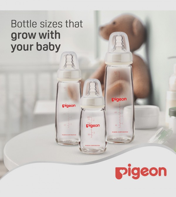 PIGEON Feeding - White Feeding Bottles & Teats, Accessories