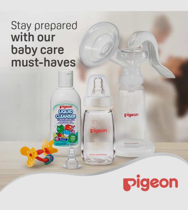 PIGEON Feeding - White Feeding Bottles & Teats, Accessories