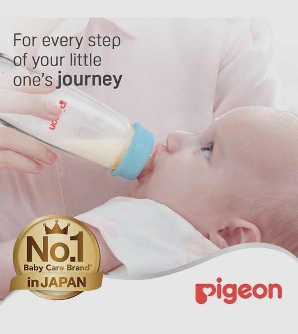 PIGEON Feeding - White Feeding Bottles & Teats, Accessories