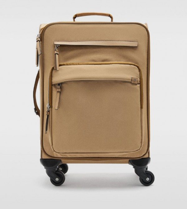 Parfois  - Brown Trolly Bags & Luggage