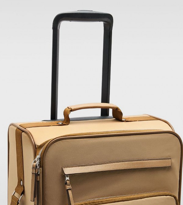 Parfois  - Brown Trolly Bags & Luggage