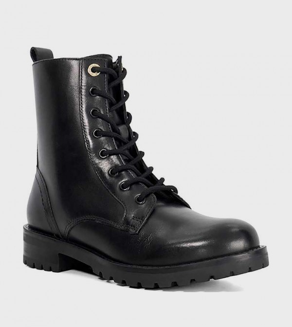 ديون لندن  أبوات - أسود Mid Calf Boots