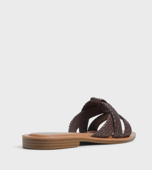 Call it Spring  - Brown Flat Sandals