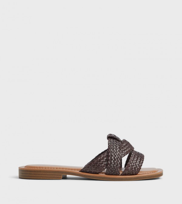 Call it Spring  - Brown Flat Sandals