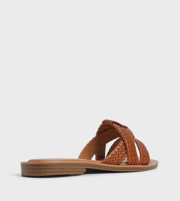 Call it Spring  - Tan Flat Sandals