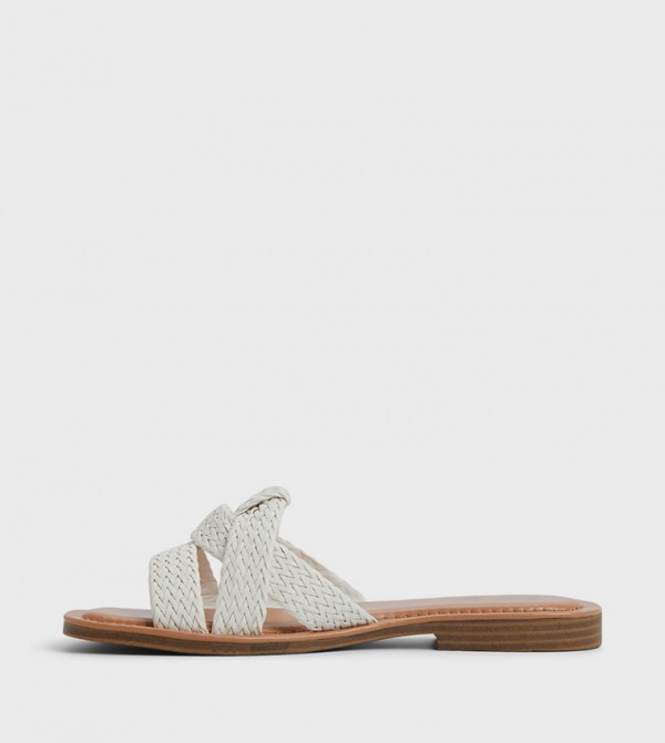 Call it Spring  - White Flat Sandals