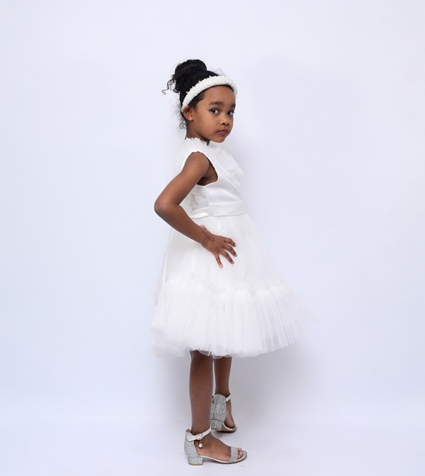 Ddaniela  Party Dress - White Party Dress
