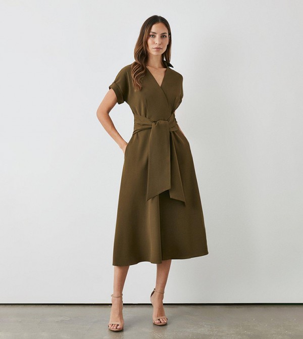 Principles Principles - Khaki Casual Dresses