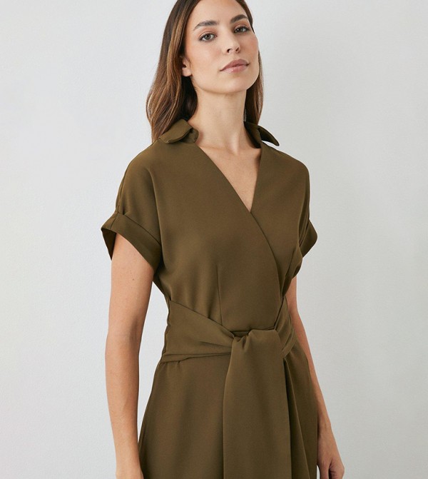 Principles Principles - Khaki Casual Dresses