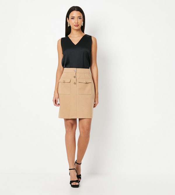 Principles Principles - Camel Mini Skirts