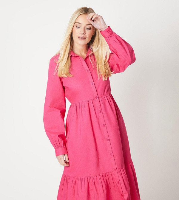 Debenhams - Outlet Debenhams - Outlet - Pink Shirt & T-Shirt Dresses