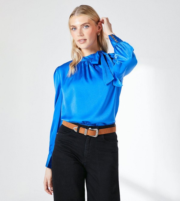Principles Principles - Blue Casual Tops