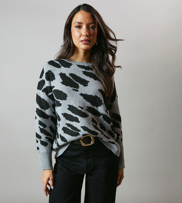 Principles Principles - Grey Sweaters