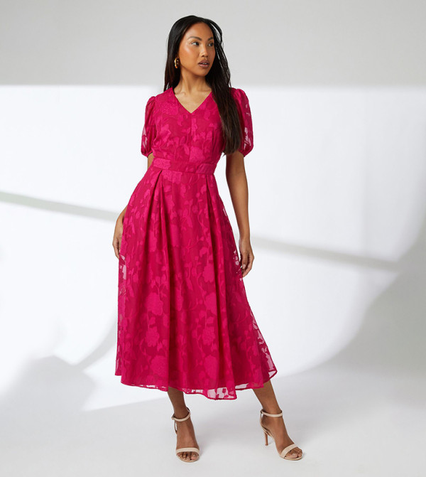 Principles Clothing - Pink Midi Dresses