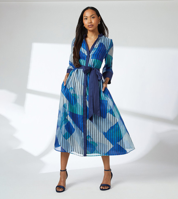 Principles  - Blue Shirt & T-Shirt Dresses