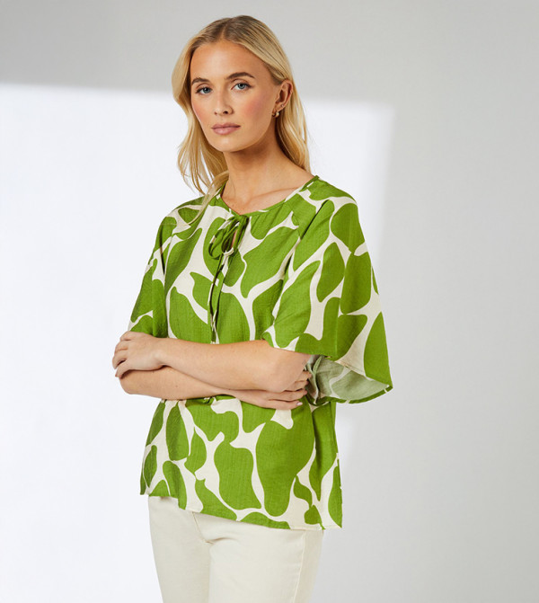 Principles Principles - Green Casual Tops