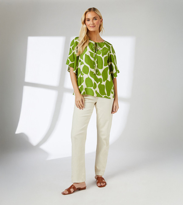 Principles Principles - Green Casual Tops