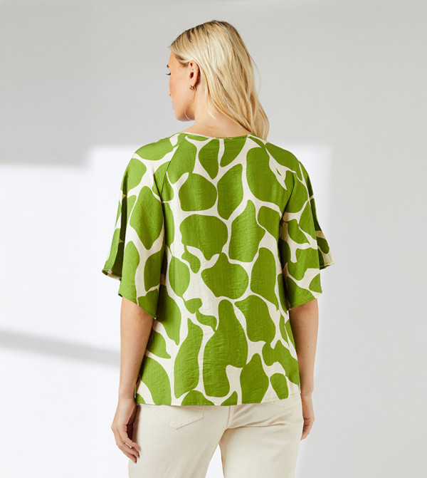 Principles Principles - Green Casual Tops
