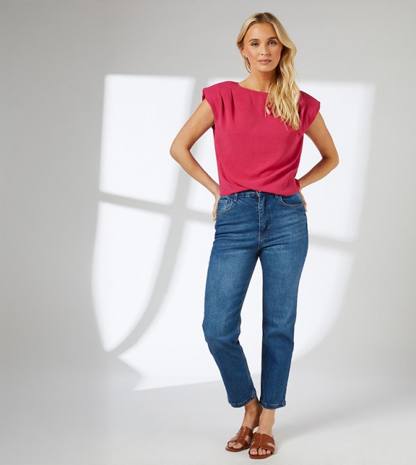Principles  - Pink Casual Tops