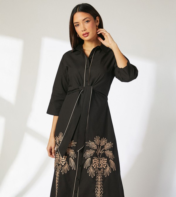 برينسيبالز  برينسيبالز - أسود Shirt & T-Shirt Dresses