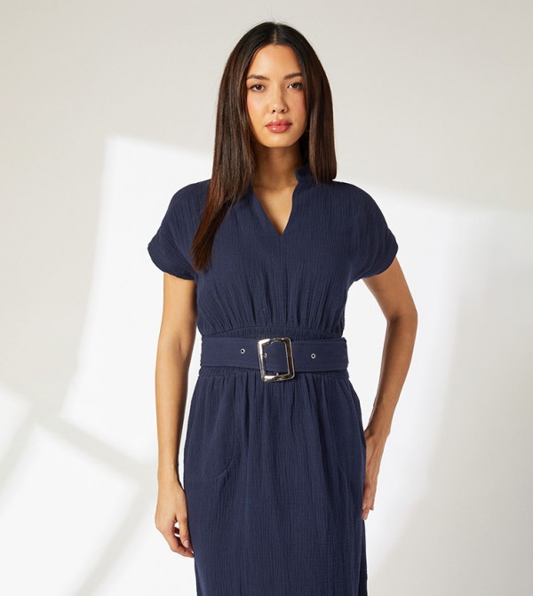 Principles Principles - Navy Midi Dresses