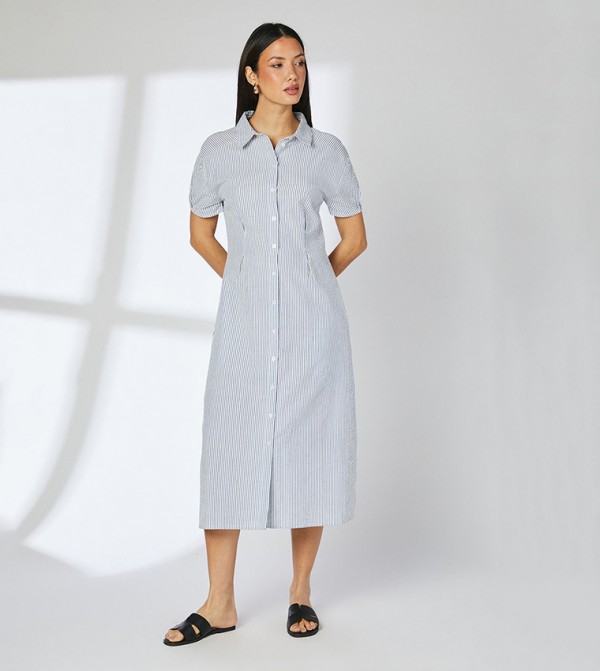 Principles  - Navy Shirt & T-Shirt Dresses