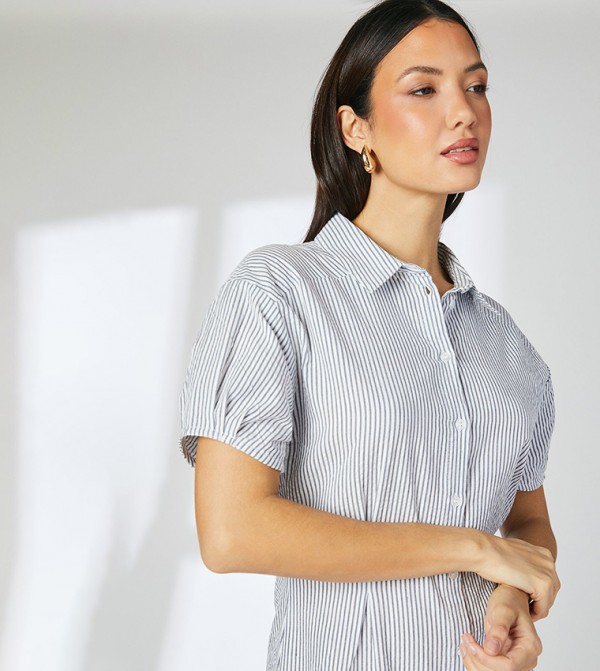 Principles  - Navy Shirt & T-Shirt Dresses