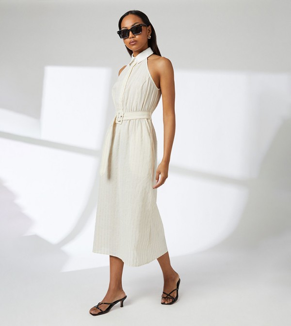 Principles Principles - Beige Midi Dresses