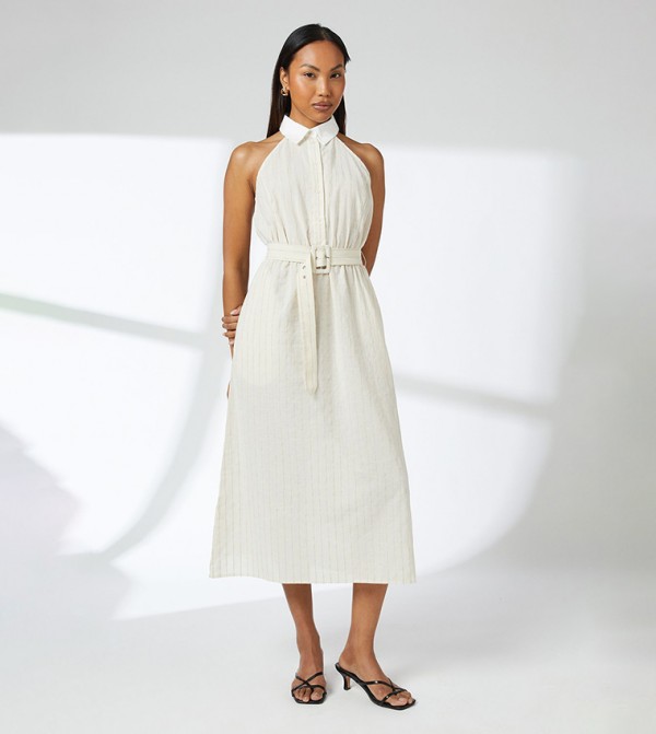 Principles Principles - Beige Midi Dresses