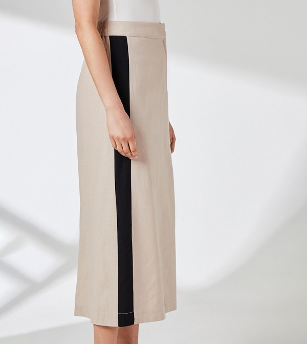 برينسيبالز برينسيبالز - بيج Midi Skirts