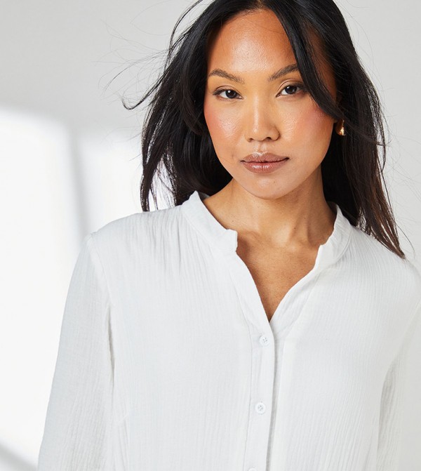 Debenhams Debenhams - White Shirt & T-Shirt Dresses
