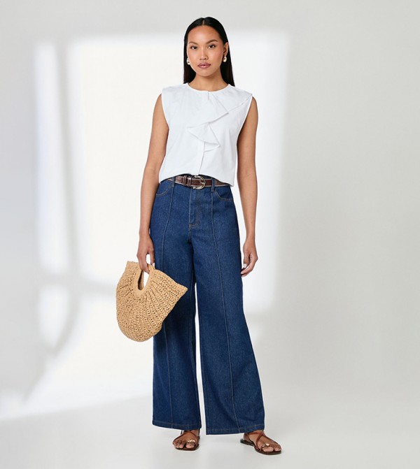Principles Principles - Ivory Sleeveless Tops