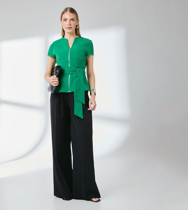 Principles  - Green Casual Tops
