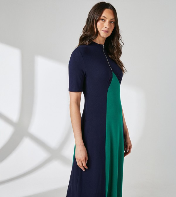 Principles  - Navy Midi Dresses