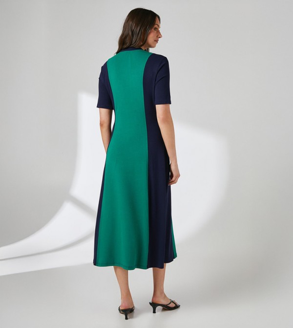 Principles  - Navy Midi Dresses
