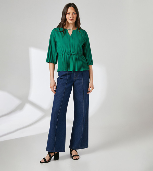 Principles Principles - Green Casual Tops