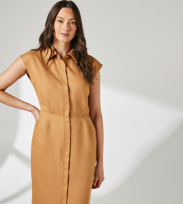 Principles Principles - Brown Shirt & T-Shirt Dresses
