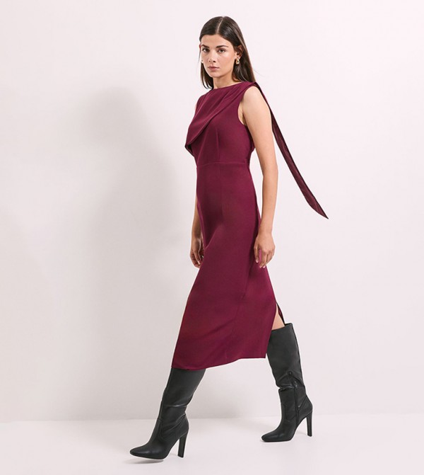 Principles Principles - Burgundy Casual Dresses