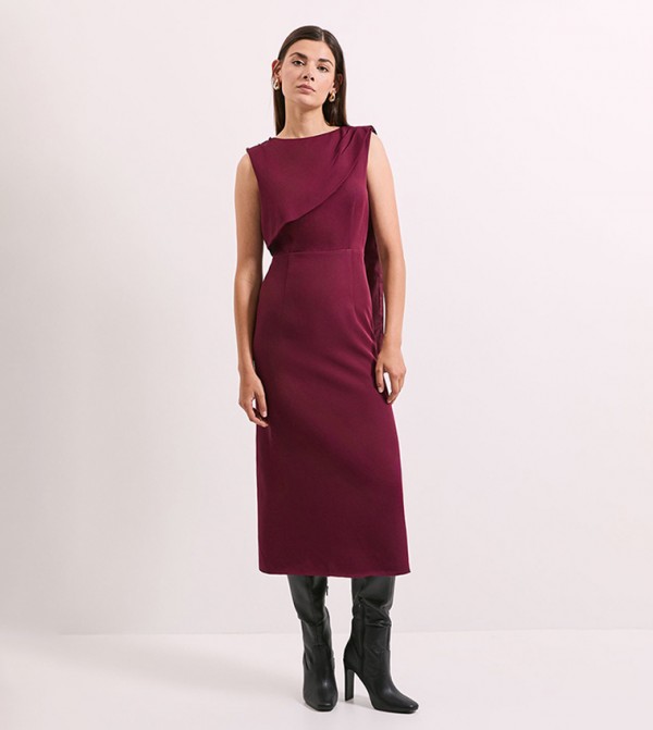 Principles Principles - Burgundy Casual Dresses