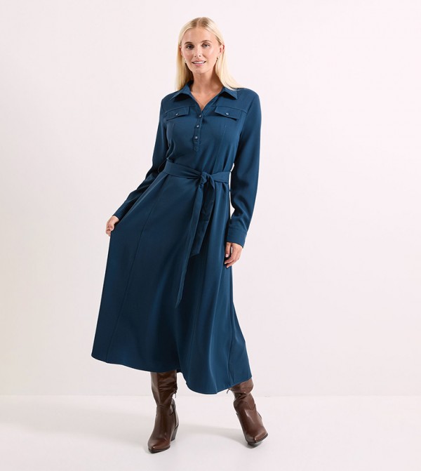 Principles Principles - Blue Shirt & T-Shirt Dresses