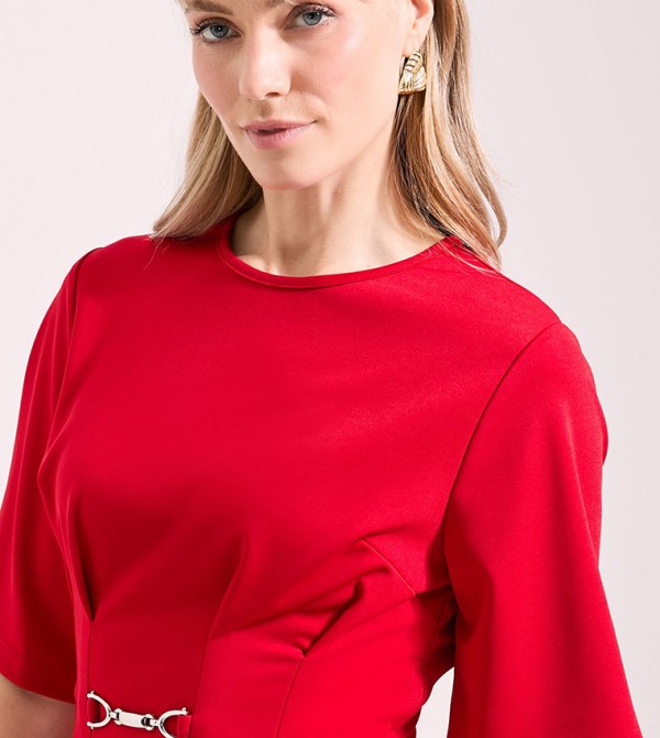 Principles Principles - Red Casual Tops