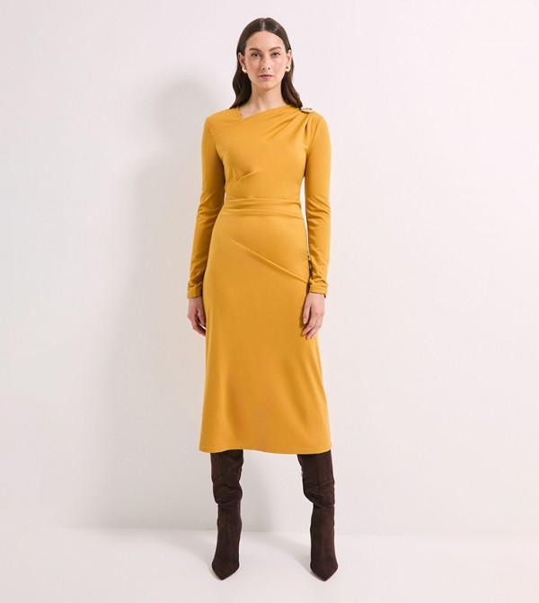 برينسيبالز  برينسيبالز - أصفر Midi Dresses