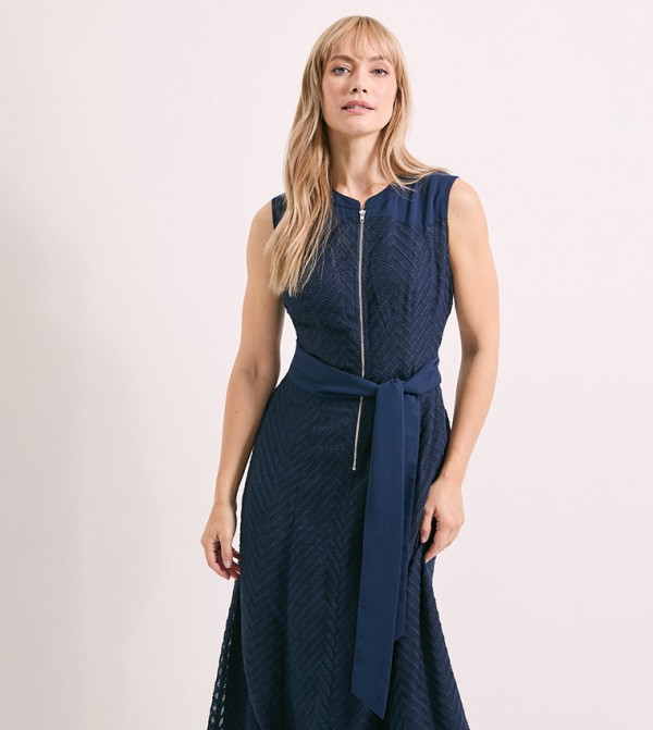 Principles  - Navy Midi Dresses