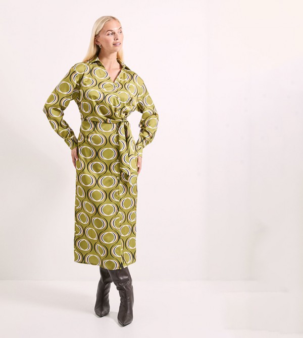 Principles Principles - Green Shirt & T-Shirt Dresses