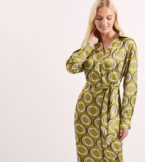 Principles Principles - Green Shirt & T-Shirt Dresses