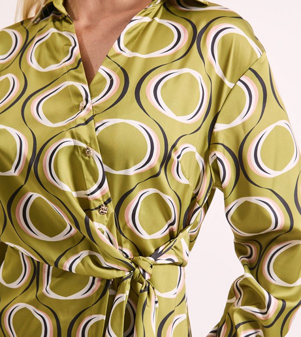 Principles Principles - Green Shirt & T-Shirt Dresses
