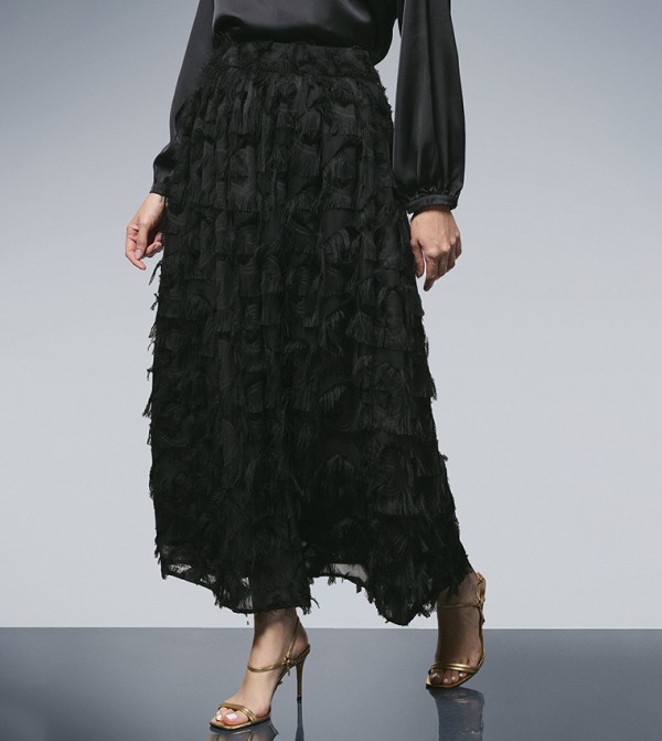 برينسيبالز برينسيبالز - أسود Midi Skirts