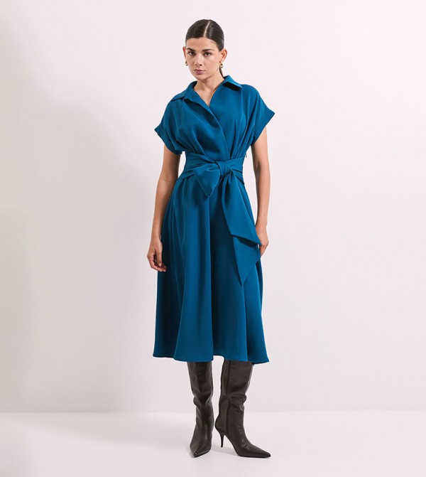 برينسيبالز برينسيبالز - أزرق مخضر Midi Dresses