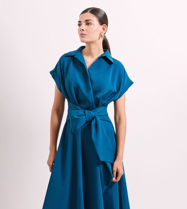 برينسيبالز برينسيبالز - أزرق مخضر Midi Dresses