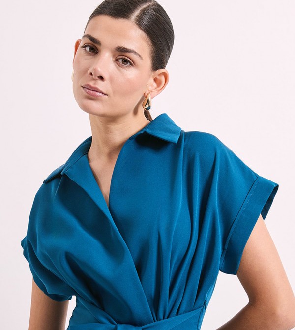 برينسيبالز برينسيبالز - أزرق مخضر Midi Dresses